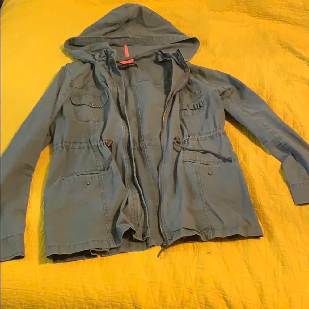Olive Utility/ Cargo Jacket
